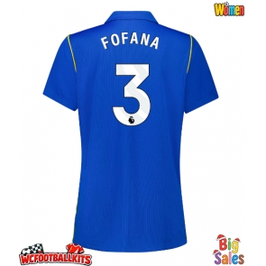 Chelsea Wesley Fofana #3 Replica Home Stadium Shirt for Women 2026-27 Short Sleeve